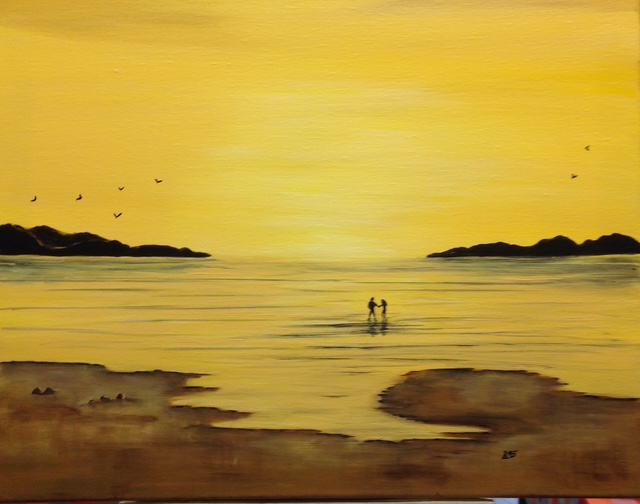 A Paddle At The Beach