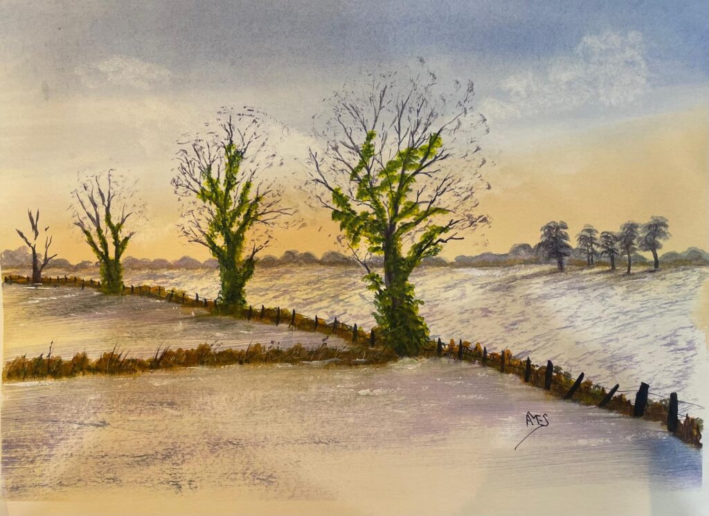 Frosty Morning Watercolour